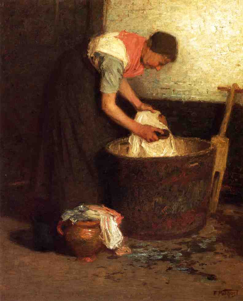 Washerwoman Canvas Paintings
